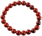 Bracelet Jaspe Rouge - Perle 8mm 