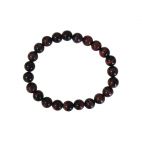 Bracelet Perles Rondes Oeil de Taureau - 8 mm