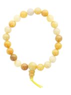 Bracelet Mala en Jade Jaune 