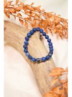 Bracelet Lapis-Lazuli Perles rondes 8 mm