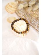 Bracelet Oeil de Tigre Perles rondes 8 mm