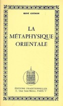 La métaphysique orientale 