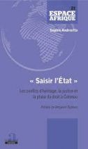 "Saisir l'État" - Les conflits d'héritage, la justice et la place du droit à Cotonou