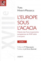 L'Europe sous l'acacia Histoire des Franc-maçonneries européennes du XVIIIe siècle à nos jours - Tome 1, Le XVIIIe siècle