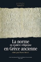 La Norme en matiere religieuse en grece ancienne