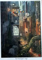 Carte Postale "Rue Beauregard, Liège"