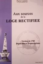 Aux Sources de la Loge rectifiée