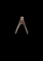 Pin's compas argenté